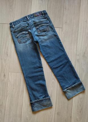 Женские укороченные джинсы капри бриджи promise