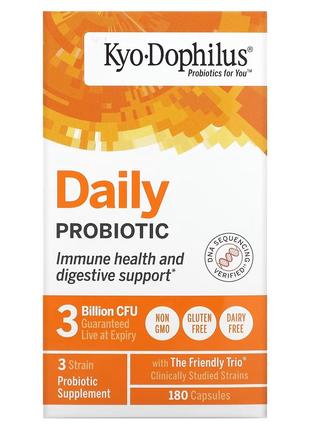 Пробиотик ежедневный, Kyo-Dophilus, Daily Probiotic, Kyolic, 1...