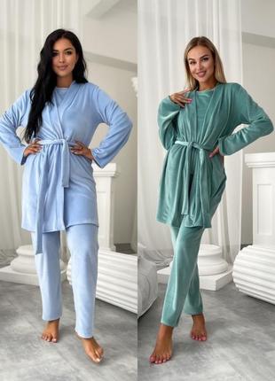 Комплект пижама+халат