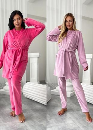 Комплект пижама+халат