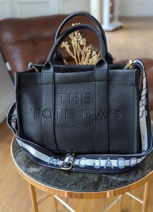 Сумка шопер marc jacobs tote bag чорний