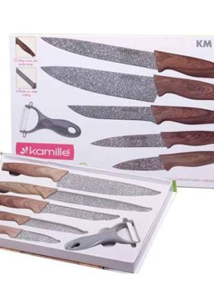 Набор ножей Kamille 6 предметов (5043)