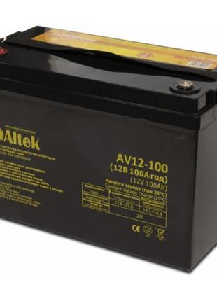 Гелевый аккумулятор для резервного питания ALTEK ABT-100-12-GEL