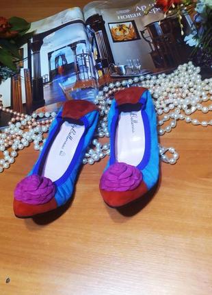 Мега-крутные цветные туфли балетки мокасины pretty ballerinas ...