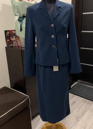 Темно-синій костюм зі спідницею 'condra delux'