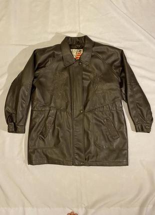 Куртка кожаная винтаж ретро америка 70-80 года vintage retro