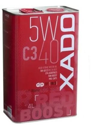 Масло моторное синтетическое XADO Atomic Oil 5W-40 C3 RED BOOS...