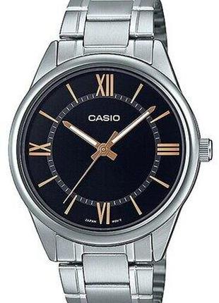 Часы с кварцевым механизмом Casio MTP-V005D-1B5 на браслете