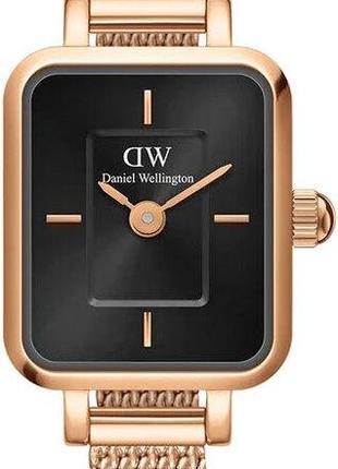 Часы Daniel Wellington Quadro Mini Melrose Rose Gold Onyx DW00...