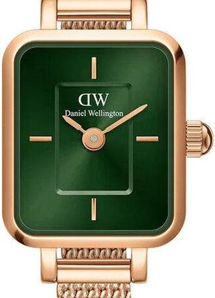 Часы Daniel Wellington Quadro Mini Melrose Rose Gold Emerald D...