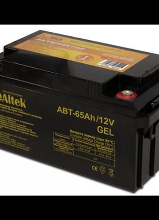 Аккумулятор гелевый ALTEK ABT-65-12-GEL