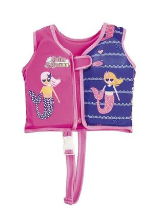 Жилет для плавання Aqua Speed ​​Swim Jacket 8386 рожевий, сині...