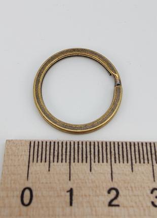 Кольцо из латуни диаметр 25 мм. (для брелка/ключей) арт. 03894