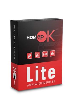ПЗ для розпізнавання автономерів HOMEPOK Lite 1 канал