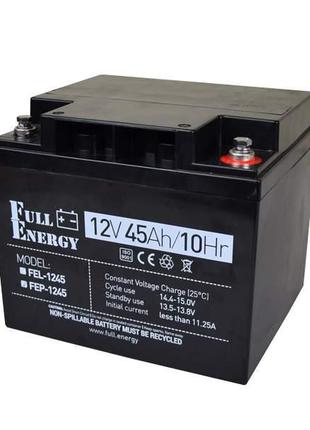 Акумулятор 12В 45 Аг для ДБЖ Full Energy FEP-1245