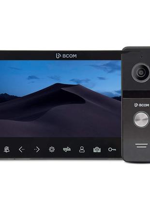 Комплект відеодомофону BCOM BD-780FHD Black Kit: відеодомофон ...