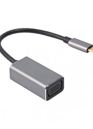Переходник USB-C to VGA Viewcon (TE388)