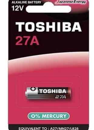 Батарейка лужна Toshiba 27A/MN27/L828 12V