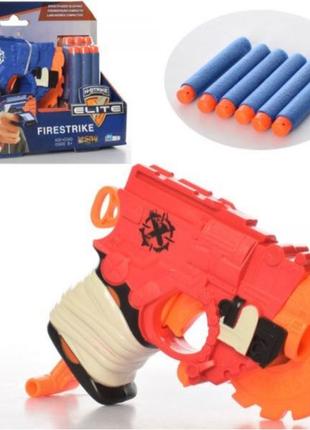 Пистолет Nerf с мягкими шарами firestrike 7059