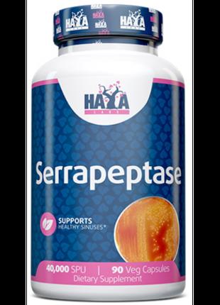 Натуральная добавка Haya Labs Serrapeptase 40000 SPU, 90 вегак...