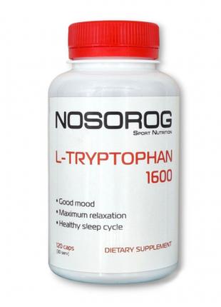 Аминокислота Nosorog L-Tryptophan 1600, 120 капсул