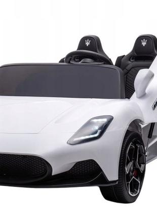 Електромобиль детский двухместный Maserati S313 белый