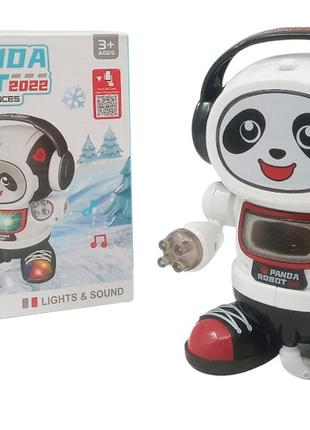 Робот "Панда" на батарейках, світло і музика, в коробці ZR156-...