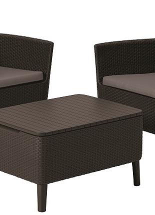 Комплект садових меблів Salemo balcony set коричневий Allibert...