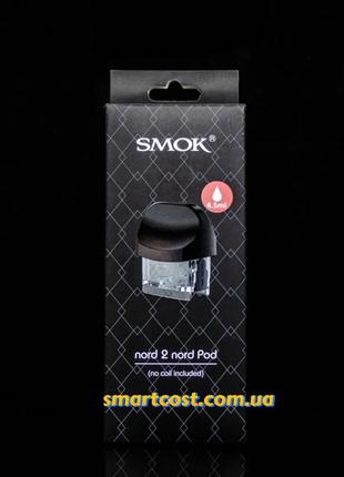 2шт. ДВА Пустых картриджа для SMOK Nord 2 pod 4.5ml original