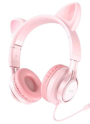 Наушники HOCO Cat ear headphones with mic W36 |Hi-Fi|