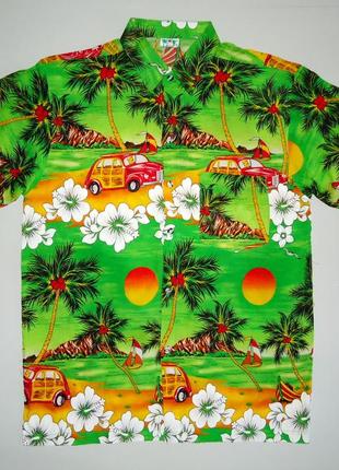 Рубашка  гавайская pidoza rayon яркая гавайка (m)