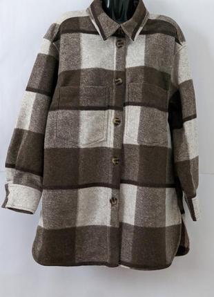 Стильне жіноче пальто, рубашка, нове, h&m, швеція, м
