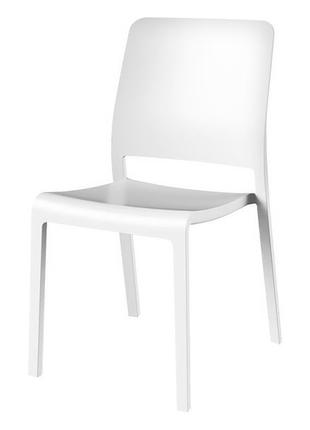 Стул садовый пластиковый Charlotte Deco Chair белый Evolutif 3...