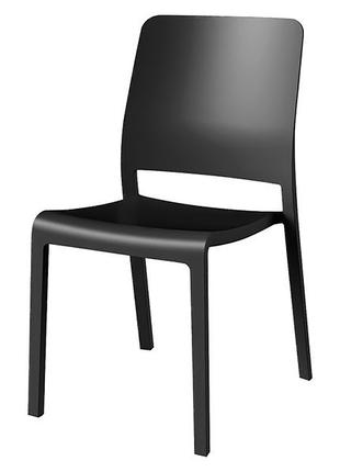Стул садовый пластиковый Charlotte Deco Chair серый Evolutif 3...
