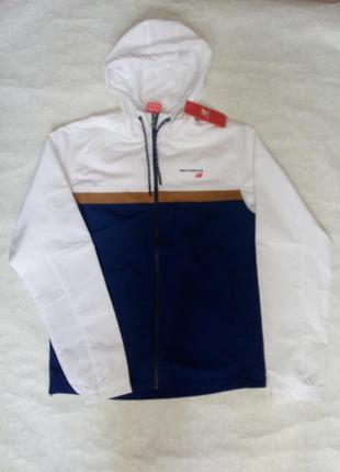 Чоловіча куртка вітровка new balance athletics 78 jacket оригі...