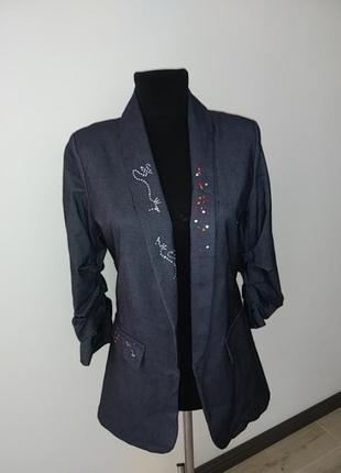 Крутой дизайнерский пиджак, жакет итальялия