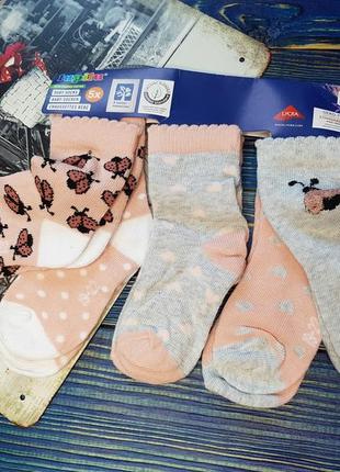 Набір шкарпеток із 5 пар для дівчинки на 3-12 і 12-24 місяці l...