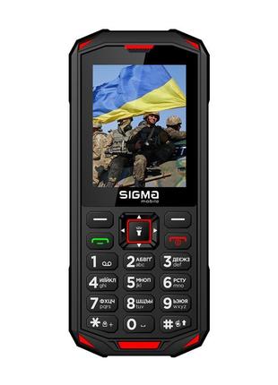 Мобільний телефон Sigma mobile X-treme PA68 Dual Sim Black/Red...