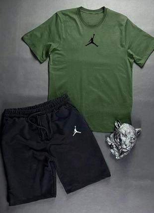 Спортивный костюм летний мужской черно голубой jordan: цена 899 грн - купить Спортивная одежда мужская на ИЗИ