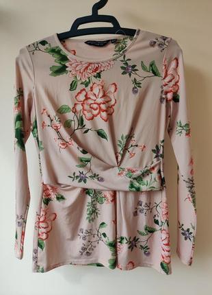Женская кофточка / блуза с цветочным принтом