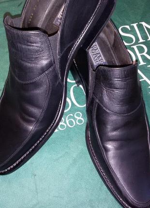 Кожаные брендовые туфли romano mazzante размер 44 -44 1 ⁇ 2