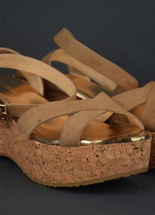 Jimmy choo cork босоножки сандалии женские кожаные брендовые. ...