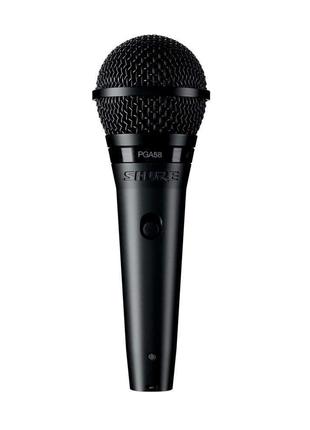 Мікрофон вокальний провідний Shure PGA58-XLR-E