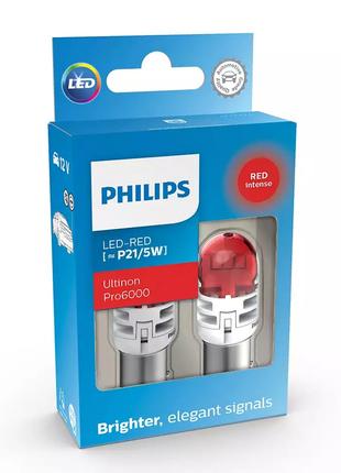 Комплект светодиодных ламп Philips 11499RU60X2 P21/5W LED Ulti...