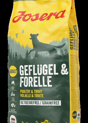 JOSERA Geflügel & Forelle Корм для собак 2550грн