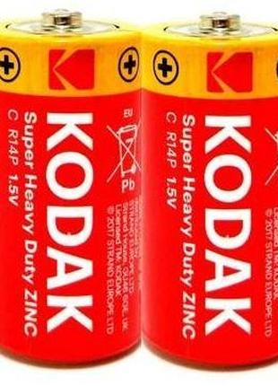 Батарейка солевая Kodak R14 (C) 1.5V