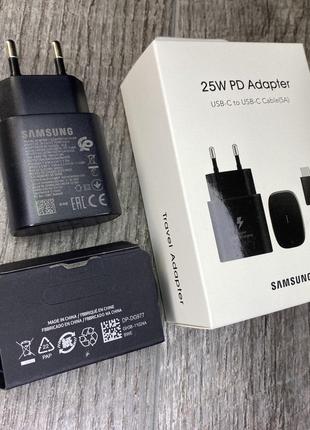 Зарядний пристрій для Samsung S20, 25Вт + Кабель Type-C, EP-TA...