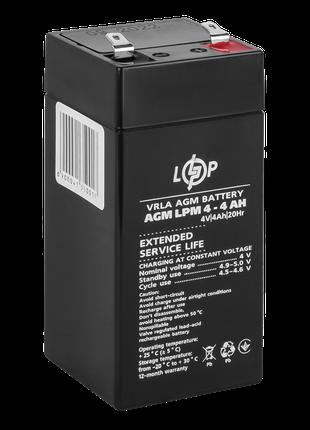 Аккумулятор свинцово-кислотный 4 Ah (ампер-часы) LogicPower AG...