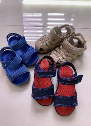 Пакет взуття, сандалі, босоніжки крокси для хлопчика