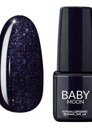 Baby Moon Midnight (08 черный с шиммером) Гель-лак 6 мл